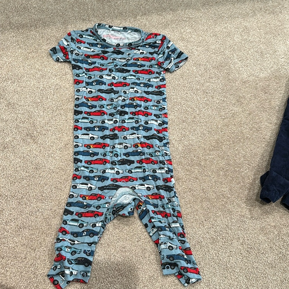 9-12 month car onsie